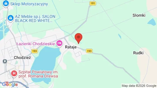 Office spaces for rent i Chodzieski - kort over placeringen