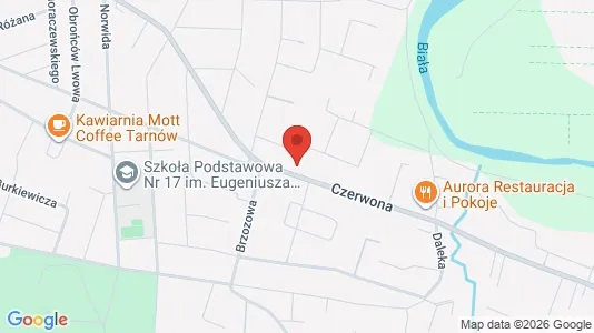 Kontorer til leie i Tarnów - kort over placeringen