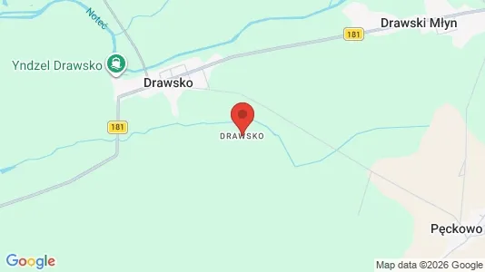 Kantorruimte te huur i Drawski - kort over placeringen