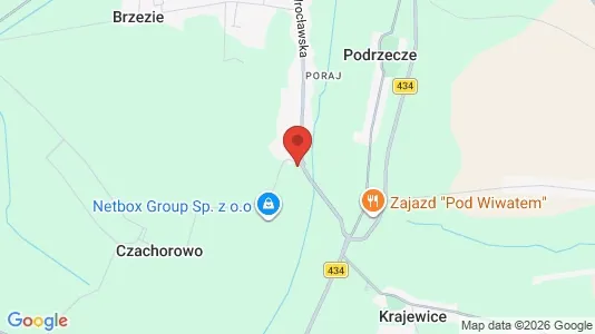 Office spaces for rent i Gostyński - kort over placeringen