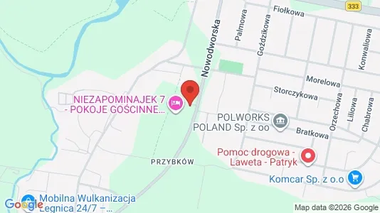 Lokale biurowe Do wynajęcia i Legnica - kort over placeringen