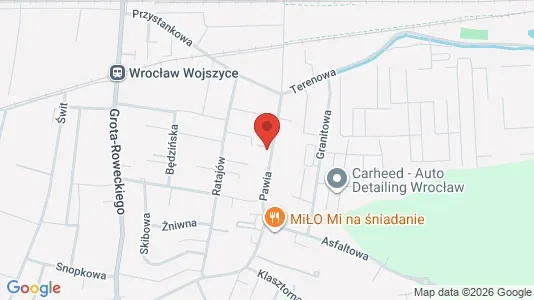 Lokale biurowe Do wynajęcia i Wrocław - kort over placeringen