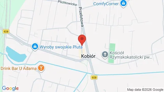 Office spaces for rent i Pszczyński - kort over placeringen