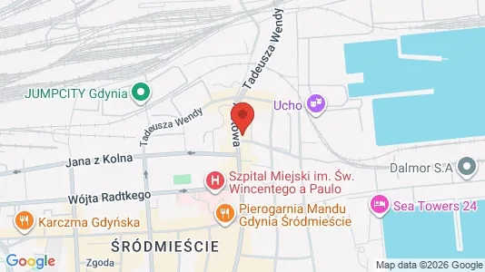 Lokale biurowe Do wynajęcia i Gdynia - kort over placeringen