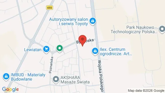 Kontorlokaler til leje i Suwałki - kort over placeringen
