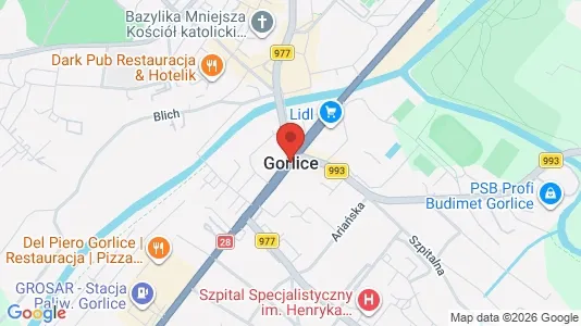 Lokale biurowe Do wynajęcia i Gorlicki - kort over placeringen