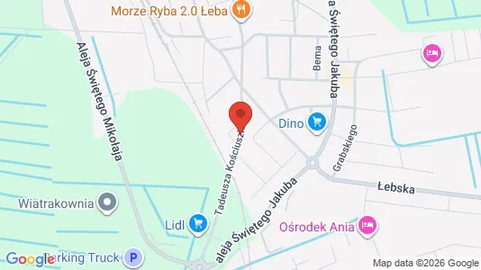 Lokale biurowe Do wynajęcia i Lęborski - kort over placeringen