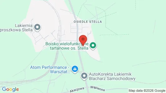 Office spaces for rent i Chrzanowski - kort over placeringen