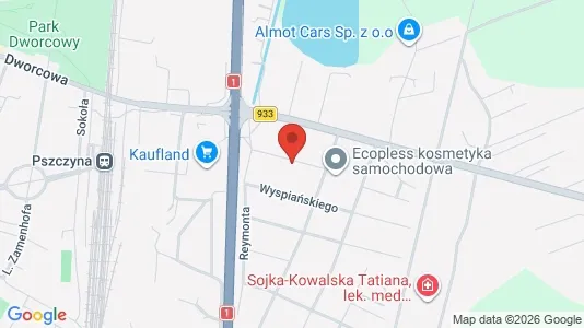 Lokale biurowe Do wynajęcia i Pszczyński - kort over placeringen