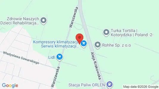 Office spaces for rent i Piaseczyński - kort over placeringen
