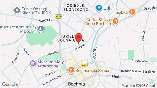 Büros zur Miete i Bocheński - kort over placeringen