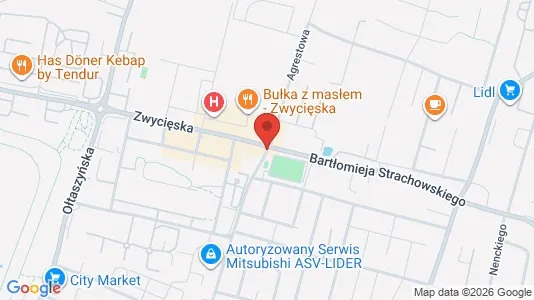 Lokale biurowe Do wynajęcia i Wrocław - kort over placeringen