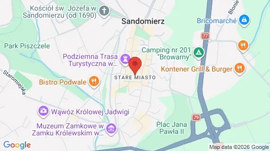 Büros zur Miete i Sandomierski - kort over placeringen