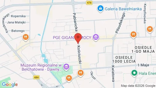 Lokale biurowe Do wynajęcia i Bełchatowski - kort over placeringen