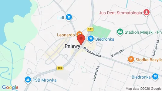 Office spaces for rent i Szamotulski - kort over placeringen