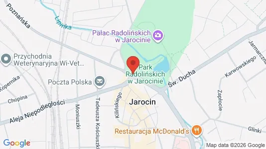 Lokale biurowe Do wynajęcia i Jarociński - kort over placeringen