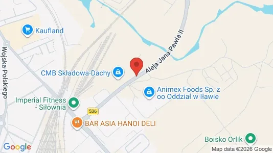 Büros zur Miete i Iławski - kort over placeringen