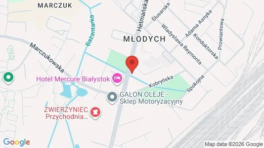 Lokale biurowe Do wynajęcia i Białystok - kort over placeringen