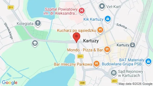 Lokale biurowe Do wynajęcia i Kartuski - kort over placeringen