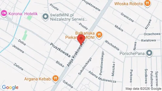 Kontorlokaler til leje i Pruszkowski - kort over placeringen