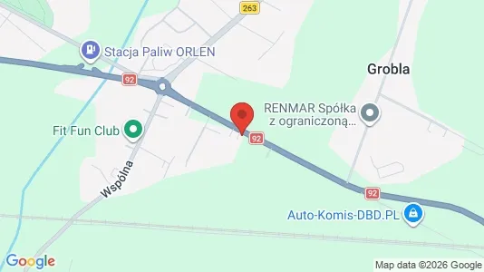 Kontorlokaler til leje i Słupecki - kort over placeringen