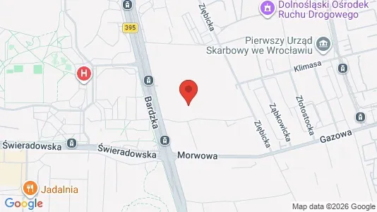 Lokale biurowe Do wynajęcia i Wrocław - kort over placeringen