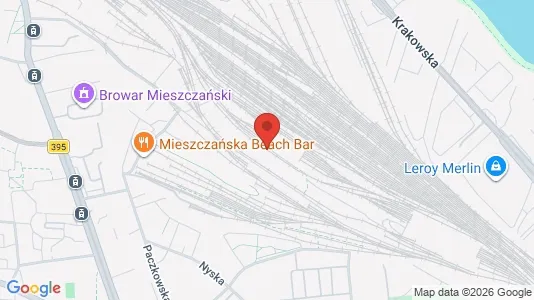 Office spaces for rent i Wrocław - kort over placeringen