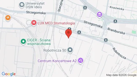 Espacios de oficina En alquiler i Wrocław - kort over placeringen