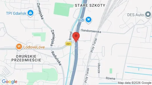 Lokale biurowe Do wynajęcia i Gdańsk - kort over placeringen