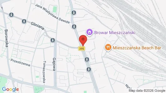 Office spaces for rent i Wrocław - kort over placeringen