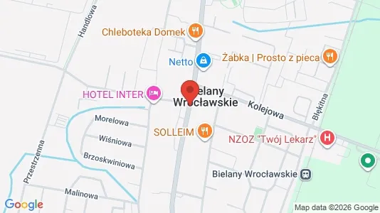 Office spaces for rent i Wrocławski - kort over placeringen