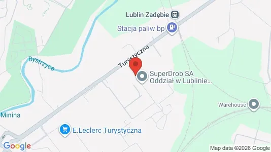 Toimistotilat Vuokrattavana i Lublin - kort over placeringen