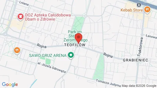 Lokale biurowe Do wynajęcia i Łódź - kort over placeringen