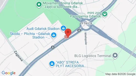 Lokale biurowe Do wynajęcia i Gdańsk - kort over placeringen
