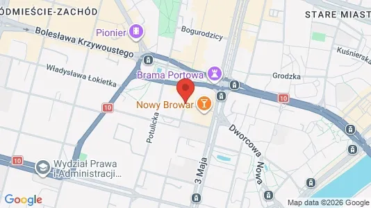 Office spaces for rent i Szczecin - kort over placeringen