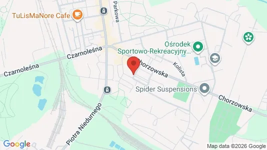 Office spaces for rent i Ruda Śląska - kort over placeringen