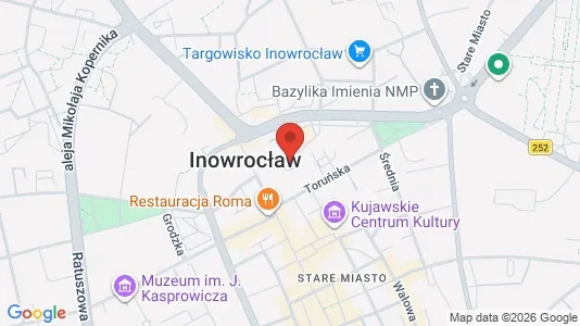 Office spaces for rent i Inowrocławski - kort over placeringen