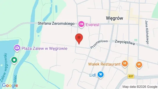 Lokale biurowe Do wynajęcia i Węgrowski - kort over placeringen