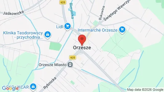 Kontorlokaler til leje i Mikołowski - kort over placeringen