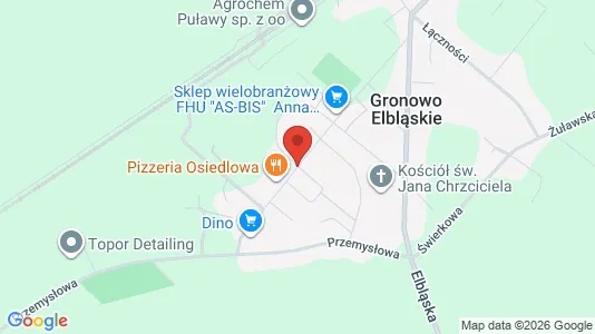 Espacios de oficina En alquiler i Elbląski - kort over placeringen