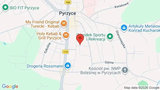 Büros zur Miete i Pyrzycki - kort over placeringen