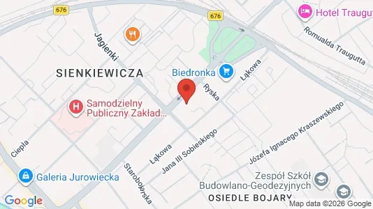 Büros zur Miete i Białystok - kort over placeringen