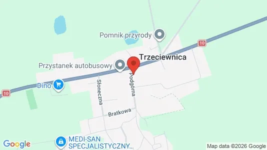Office spaces for rent i Bydgoski - kort over placeringen