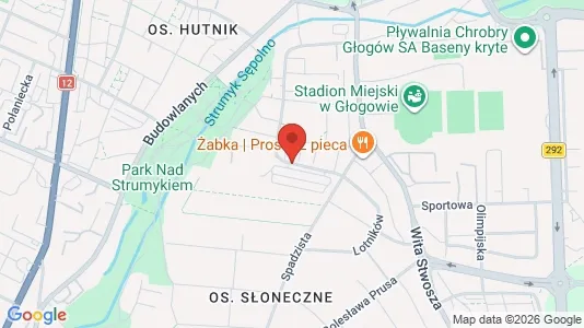Kontorer til leie i Głogowski - kort over placeringen
