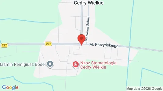 Office spaces for rent i Gdański - kort over placeringen