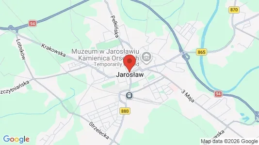 Kontorlokaler til leje i Jarosławski - kort over placeringen
