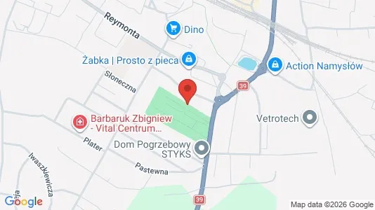 Kontorlokaler til leje i Namysłowski - kort over placeringen