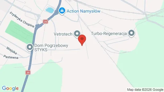 Kontorlokaler til leje i Namysłowski - kort over placeringen