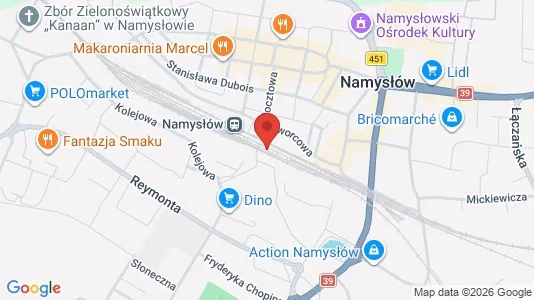 Lokale biurowe Do wynajęcia i Namysłowski - kort over placeringen