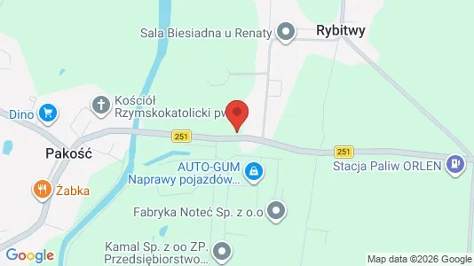 Kontorlokaler til leje i Inowrocławski - kort over placeringen